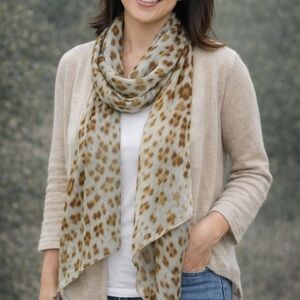 Big Beautiful Autumn Print Scarf